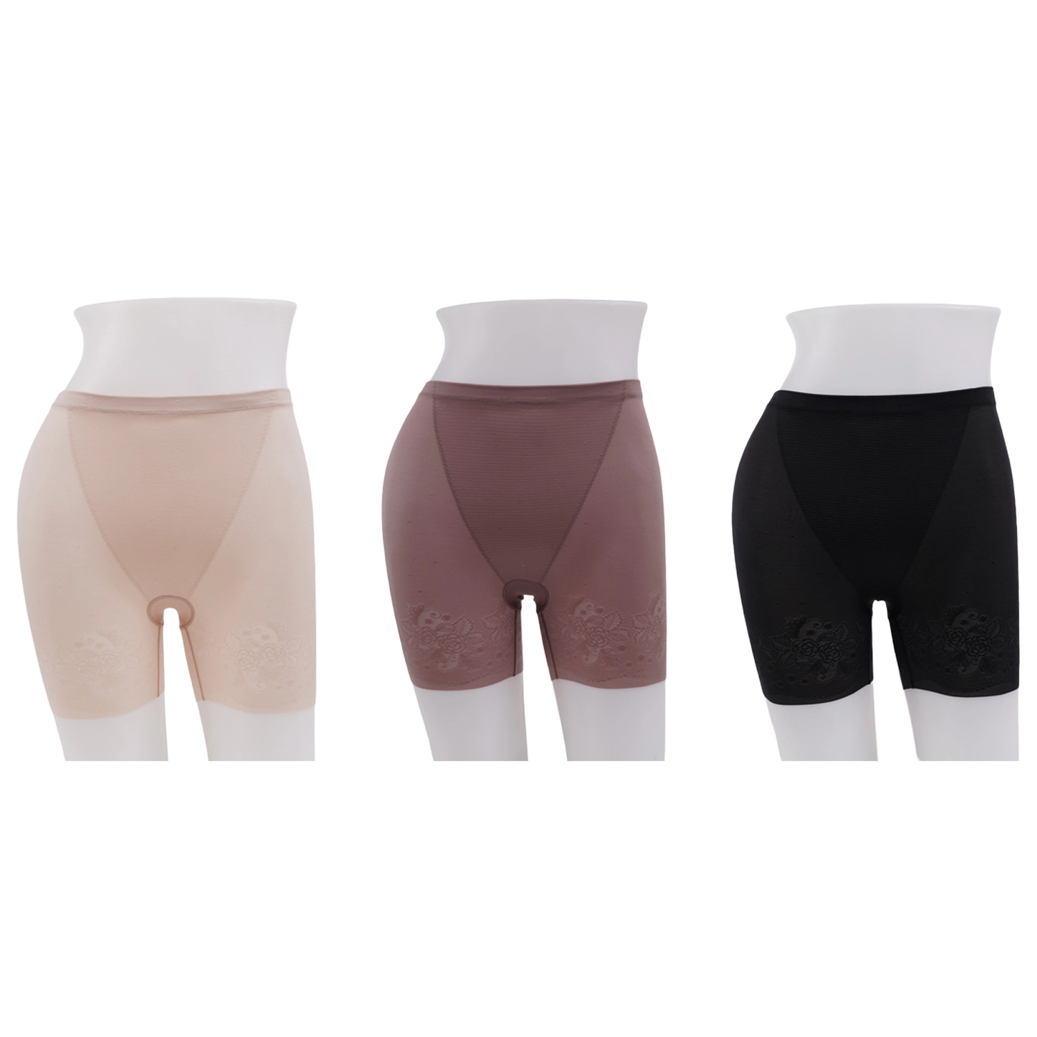 วาโก้ เซตกางเกงกระชับสัดส่วน LINNING SHAPE 3 ตัว 3 สี (เนื้อ/น้ำตาล/ดำ)