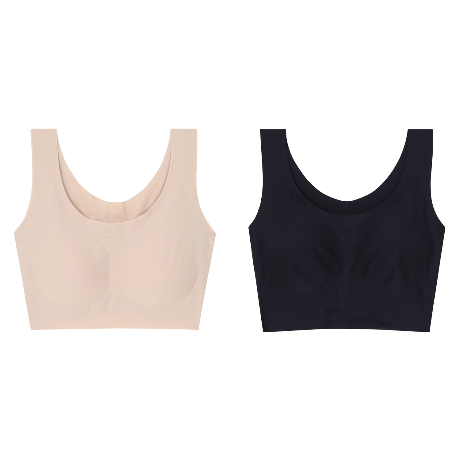 วาโก้ เซตบราสวมหัว Wacoal Smart Size 2 ตัว 2 สี (เนื้อ/ดำ)