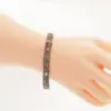 ไลลา จิวเวลลี่ สร้อยข้อมือเงิน925 ประดับมาร์คาไซต์และทับทิม