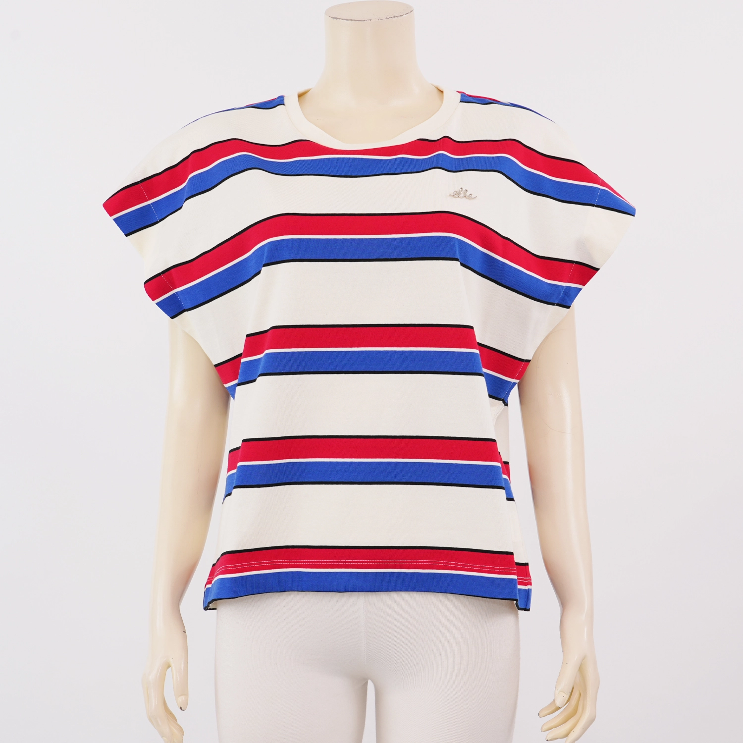 แอล เสื้อยืดคอกลม ทรงแขนในตัวไหล่ล้ำ ทรง RELAX