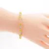 พี อะทีริเย่ สร้อยข้อมือเงิน925 ลายบอลสลับบอลฉลุลาย ชุบสองกษัตริย์