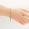 คัลเลอร์ ไดมอนด์ สร้อยข้อมือเงิน925  ชุบทอง10K ประดับเพชรสีขาว