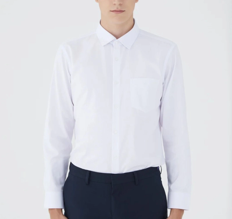 แอร์โรว์ เสื้อเชิ้ต แขนยาว ทรง Slim สีขาว