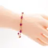 ลิตเติ้ล พริตตี้ ติงส์ สร้อยข้อมือทอง10K ประดับทับทิมและเพชร