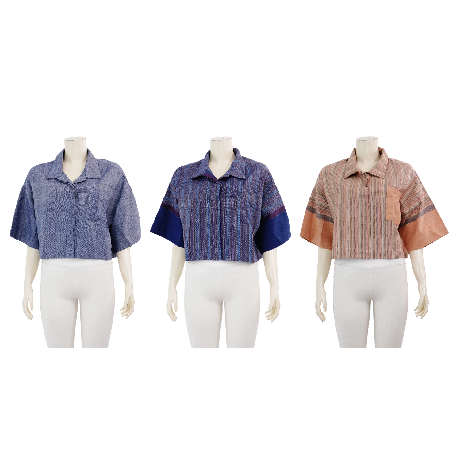 ห่ม สตูดิโอ เสื้อคอปก แขนยาว 4 ส่วน