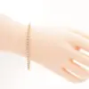 ชายย์นี่ บาย ไลลา สร้อยข้อมือเงิน925  ชุบทอง24K ประดับโทแพซสีขาว