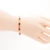ธนู สร้อยข้อมือทอง18K  ประดับทับทิม
