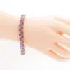 คริสตัล จอย สร้อยข้อมือเงิน925 ชุบทอง22K  ประดับฟลูออไรต์