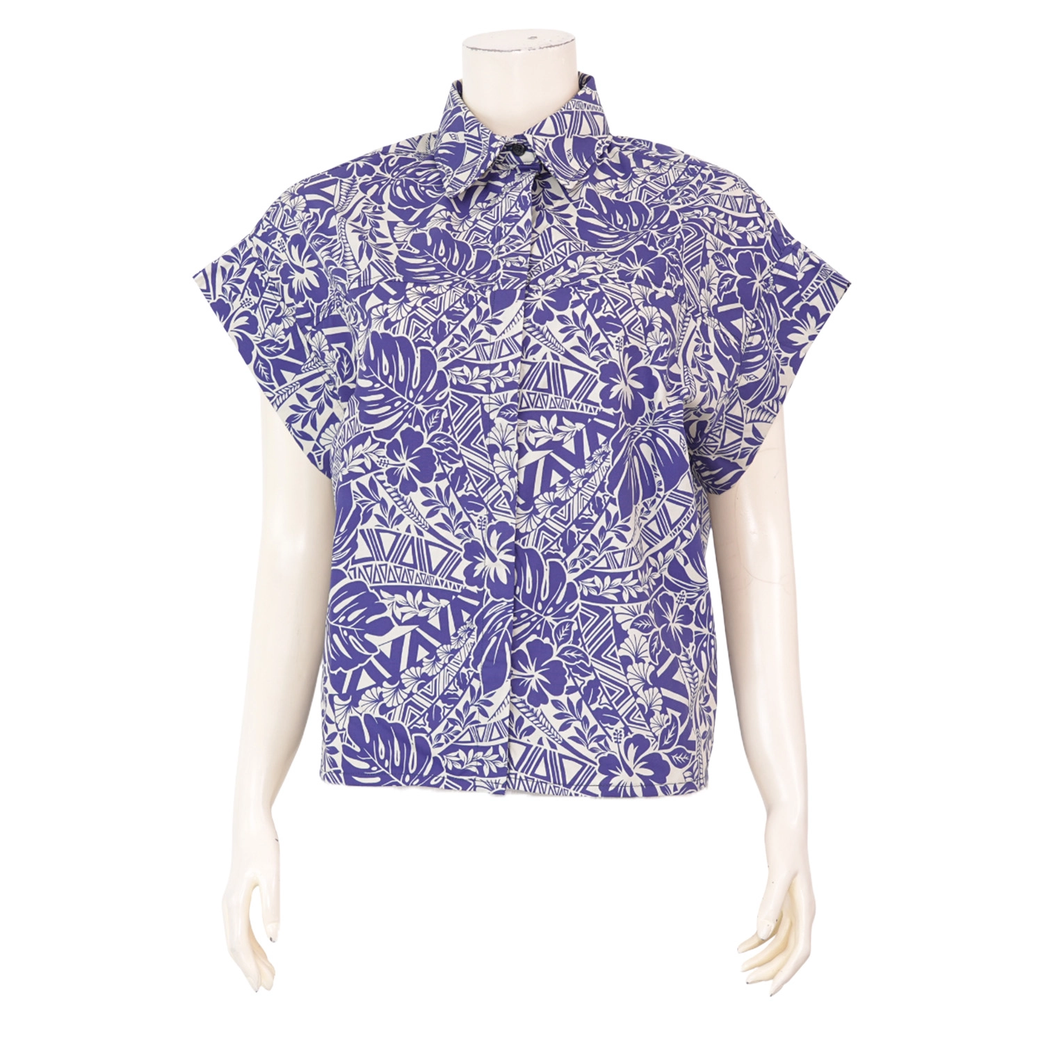 จิณณ์ณิชา ซิกเนเจอร์ เสื้อคอปก แขนสั้นทรงแขนก้วาง - Image 4