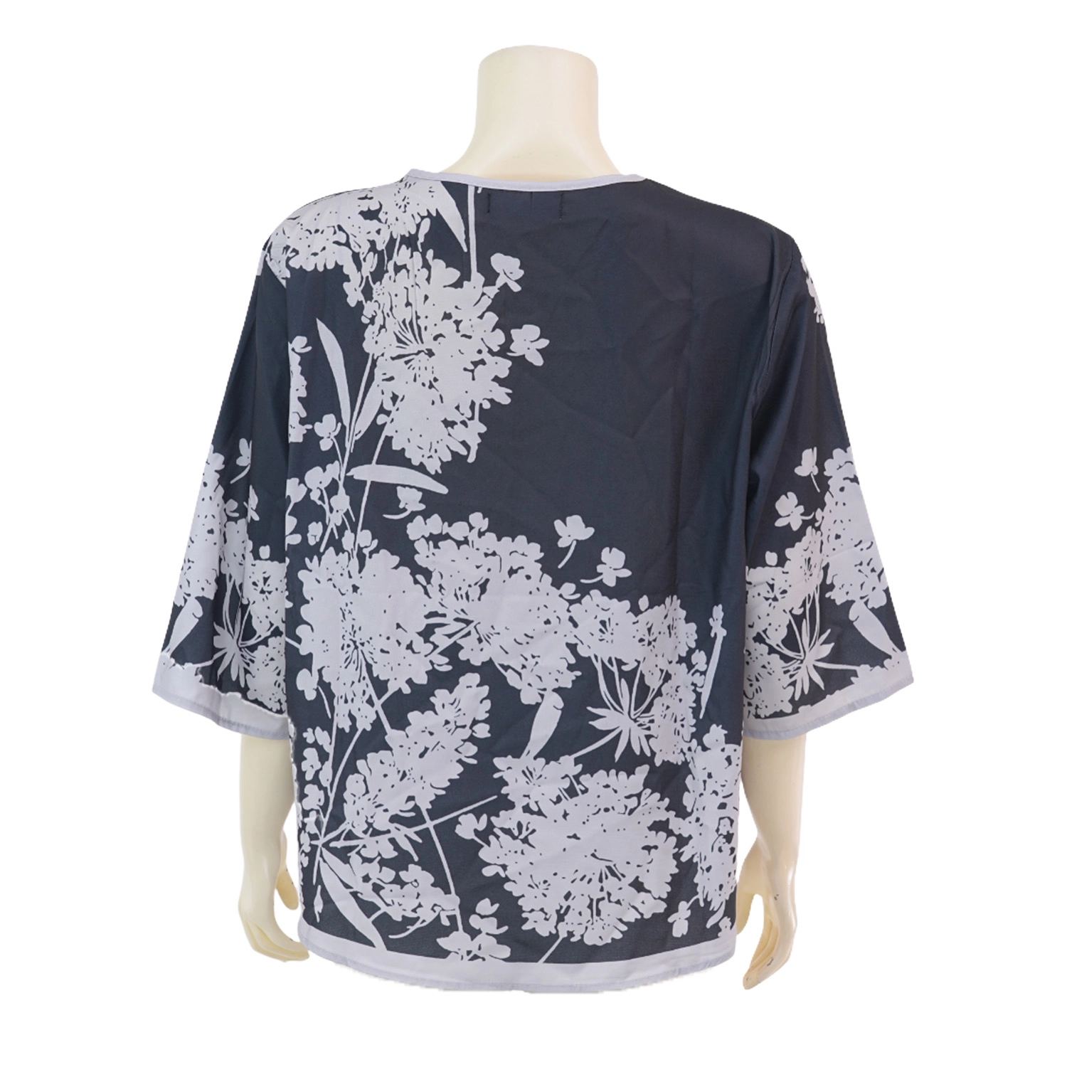เซอร์ซี เกรส เสื้อเบลาส์คอกลม แขนทรงกระบอกกว้าง พิมพ์ลายดอกไม้ - Image 5
