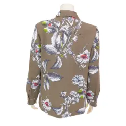 อะมอเร่ เสื้อคอปก  แขนยาวทรงกระบอก พิมพ์ลายดอกไม้ - Image 3
