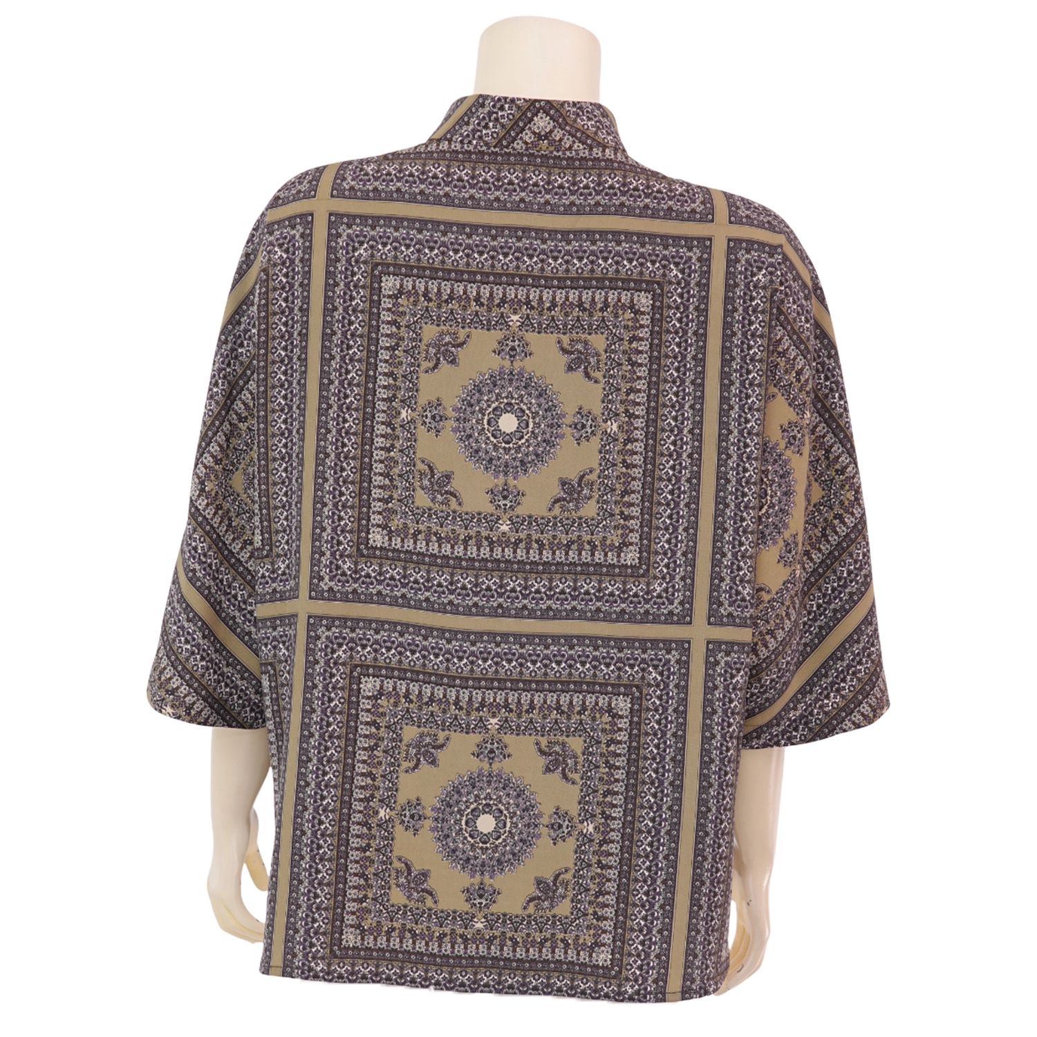 เอลล่า มอสส์ เสื้อคอตั้ง แขนกระบอกยาว 4 ส่วน ผ้าพีชสกิน - Image 3