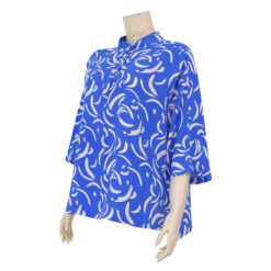 เอลล่า มอสส์ เสื้อคอตั้ง แขนกระบอก ยาว 4 ส่วน ผ้าคอตตอนสลาฟ - Image 2