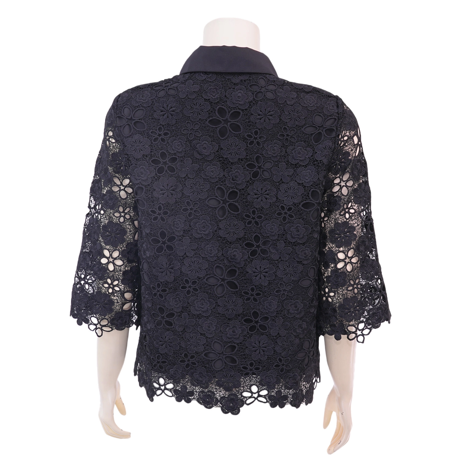 มินนะ เสื้อคอปก แขนยาว 3 ส่วน ผ้าลูกไม้แฟนซี - Image 3