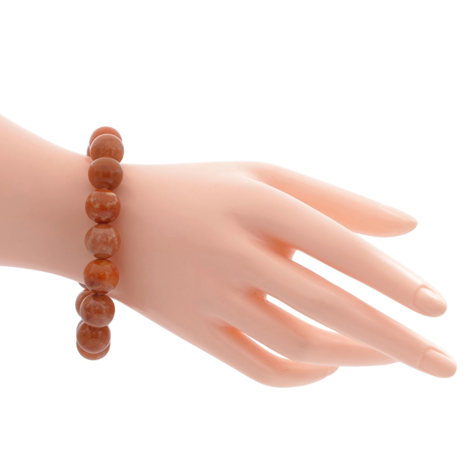 จิณณ์ณิชา ลักซ์ชัวรี่ สไตล์ สร้อยข้อมือหยกสีส้ม