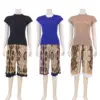 ควีนนาร์ บูติค เซตเสื้อคอกลม แขนกุด และ กางเกงยาว 5 ส่วน