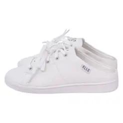 แอล รองเท้าผ้าใบเปิดส้น  รุ่น ELNC102 สีขาว - Image 2