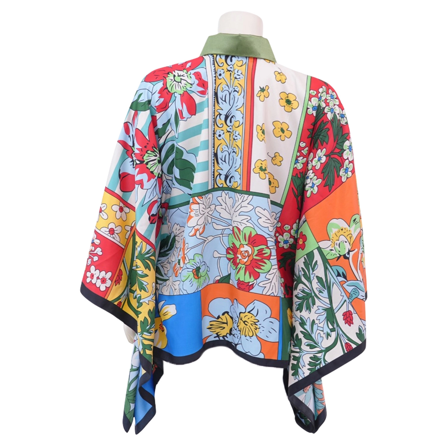 เธอ เธอ เสื้อคอปก แขนทรงผีเสื้อ ผ้า silk satin - Image 3