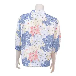 มินนะ เสื้อคอตั้ง แขนพองยาว 4 ส่วน พิมพ์ลายดอกไม้ - Image 3