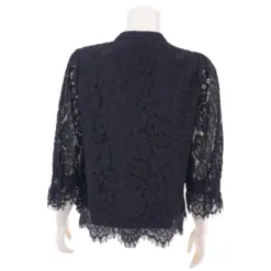 มินนะ เสื้อคอจีน แขนพองยาว 5 ส่วน ผ้าลูกไม้ลายเชิง - Image 3