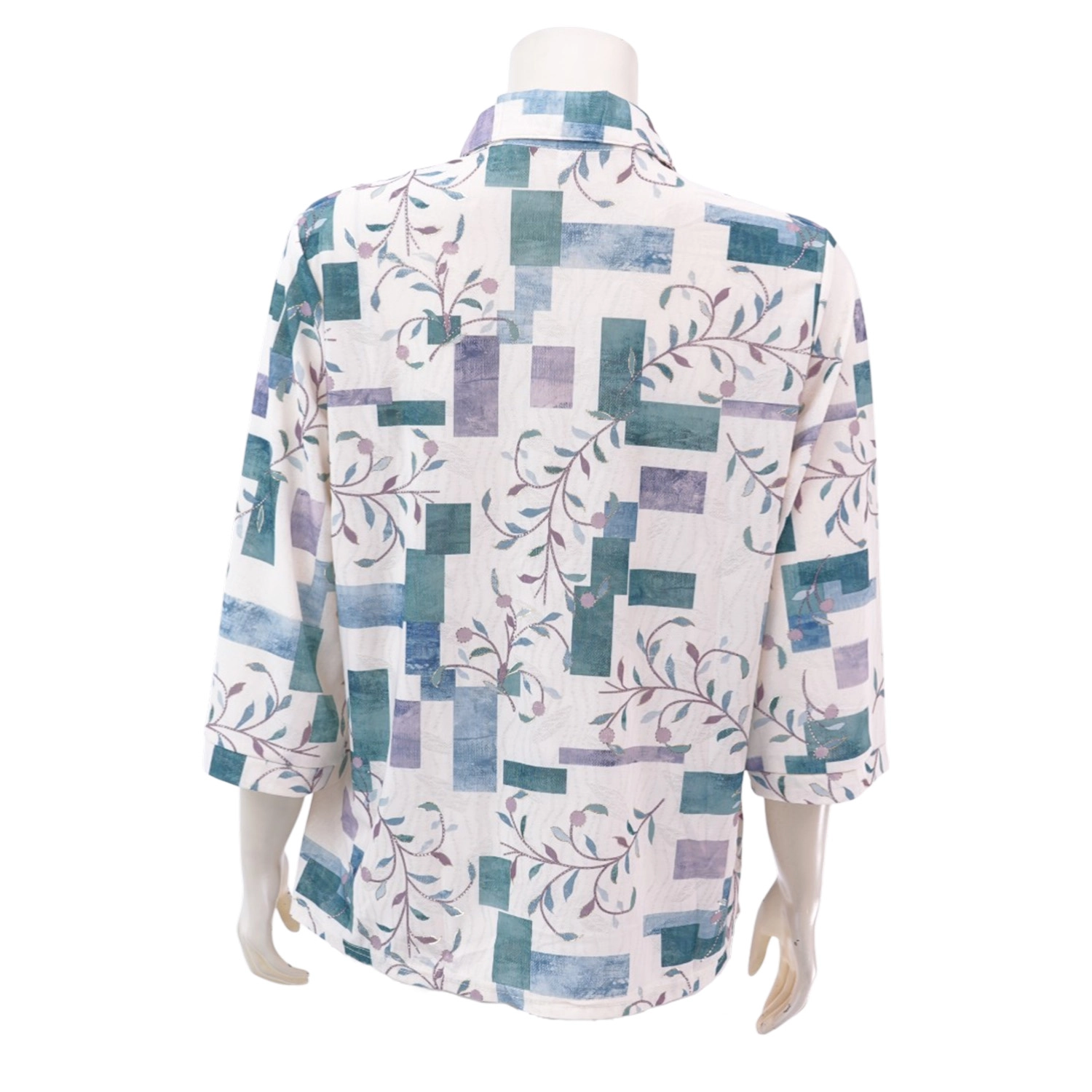 เซอร์ซี เกรส เสื้อคอปก แขนยาว 3 ส่วน พิมพ์ลายกราฟิก - Image 3