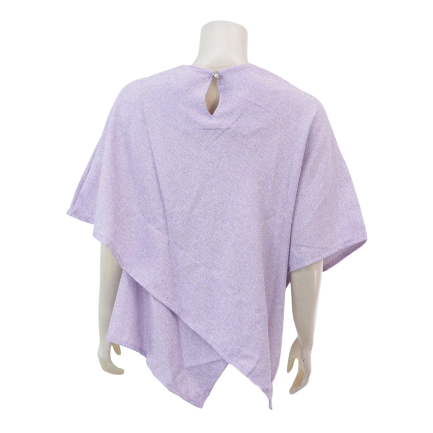 มิลานดา โคลเอ้ เสื้อเบลาส์คอกลม ดีไซน์ด้านหน้า แบบซ้อนทับ - Image 3