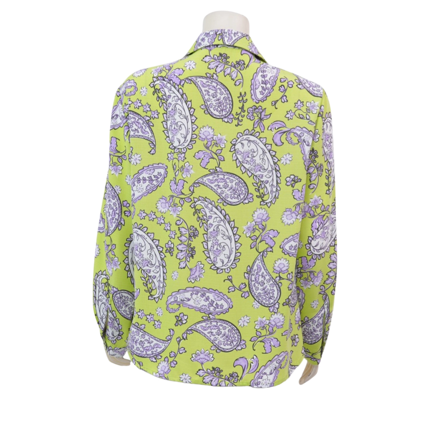 อะมอเร่ เสื้อคอปก แขนยาวทรงกระบอก ผ้าสลาฟปริ้นท์ - Image 3