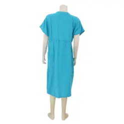 ราชาอูชิโน ชุดเดรสแขนสั้น สีเขียว - Image 4