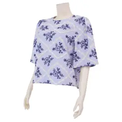 ไอ ไอ เอ็ม เค เสื้อเบลาส์คอกลม แขนบานยาว 3 ส่วน ผ้าปักลาย - Image 2