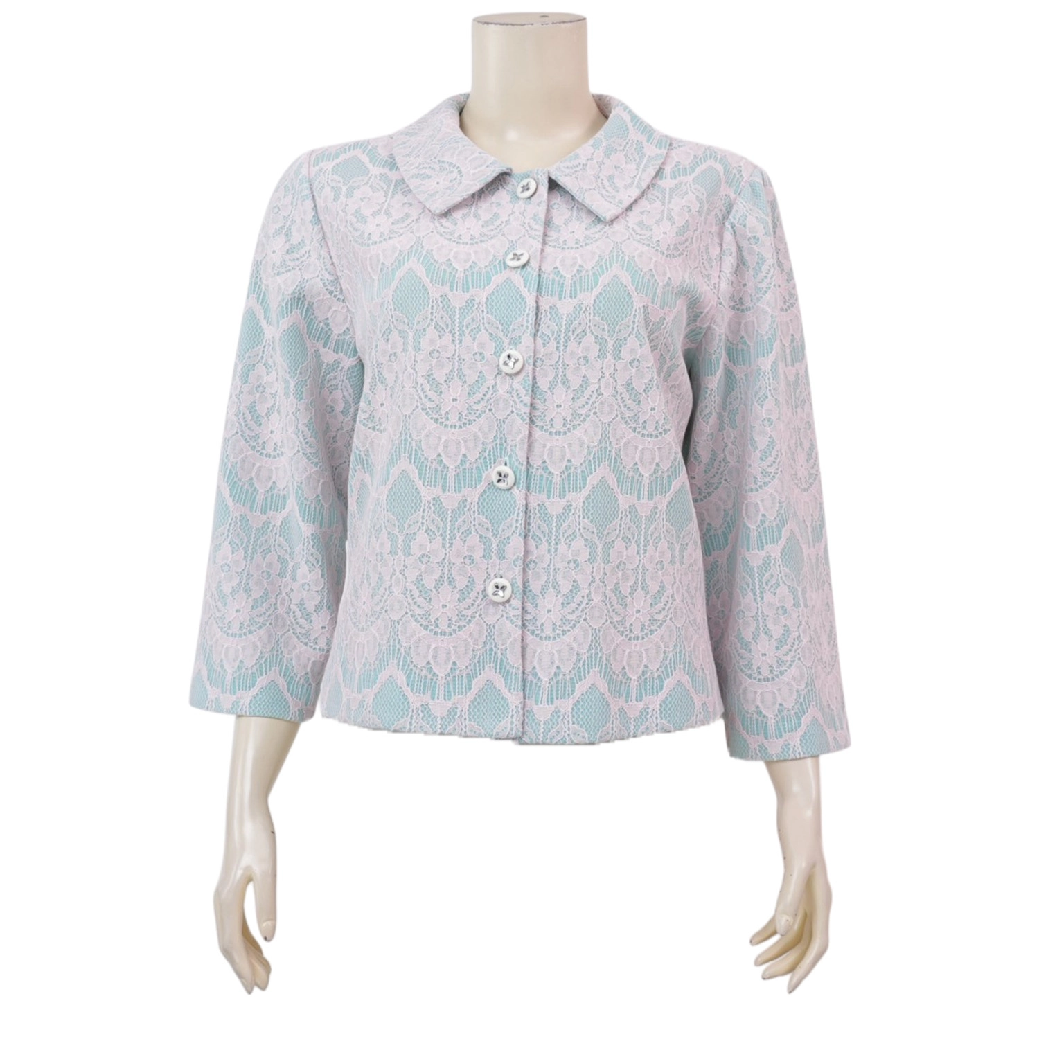 ซาร่า เสื้อคอปก แขนยาว 4 ส่วน ผ้าลูกไม้แฟนซี - Image 4