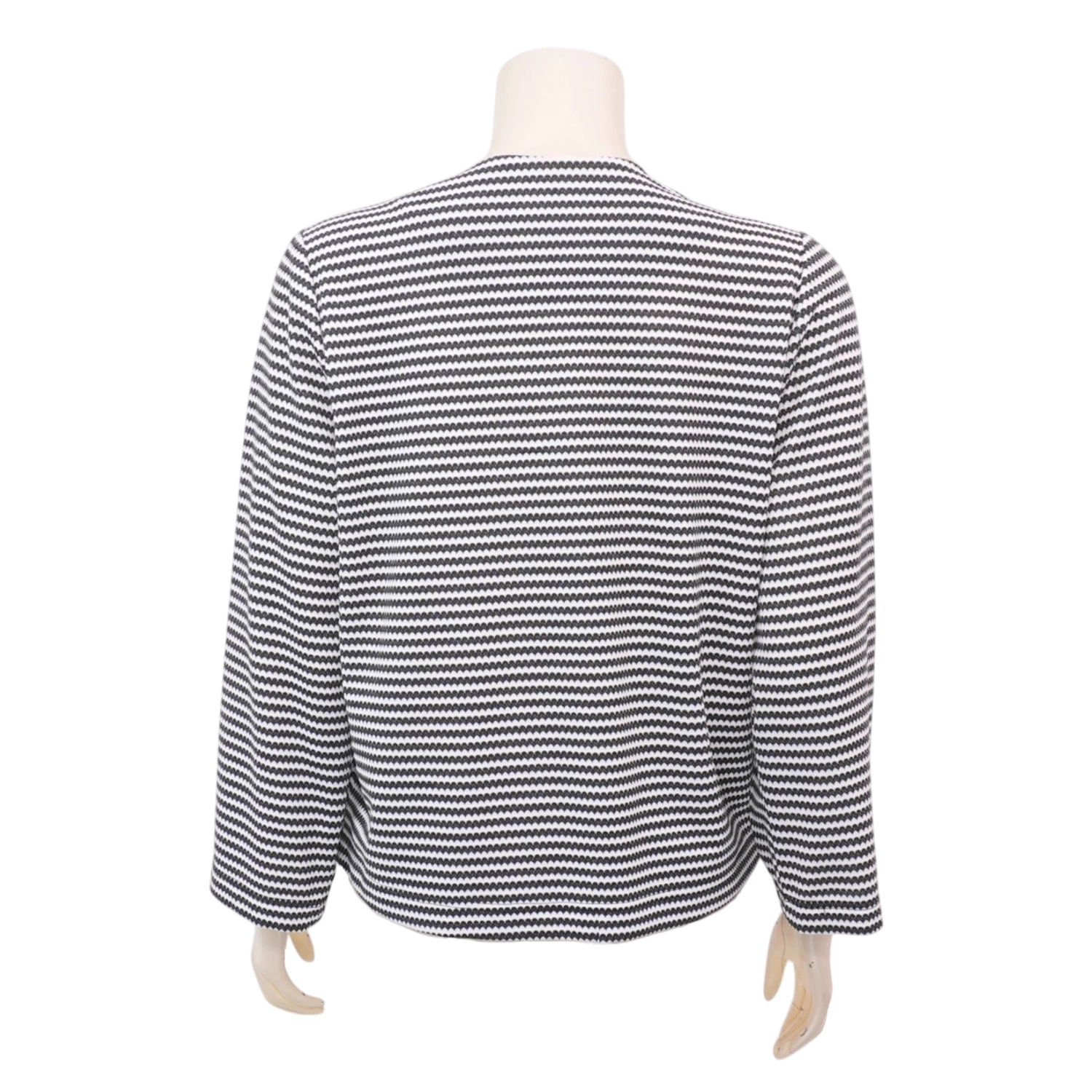 ซาร่า เสื้อคอปาด แขนยาวทรงกระบอก ผ้ายืดแฟนซี - Image 3