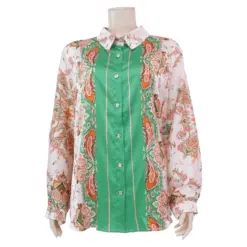 จิณณ์ณิชา ซิกเนเจอร์ เสื้อคอปกแขนยาว ผ้าซิลก์ซาติน - Image 5