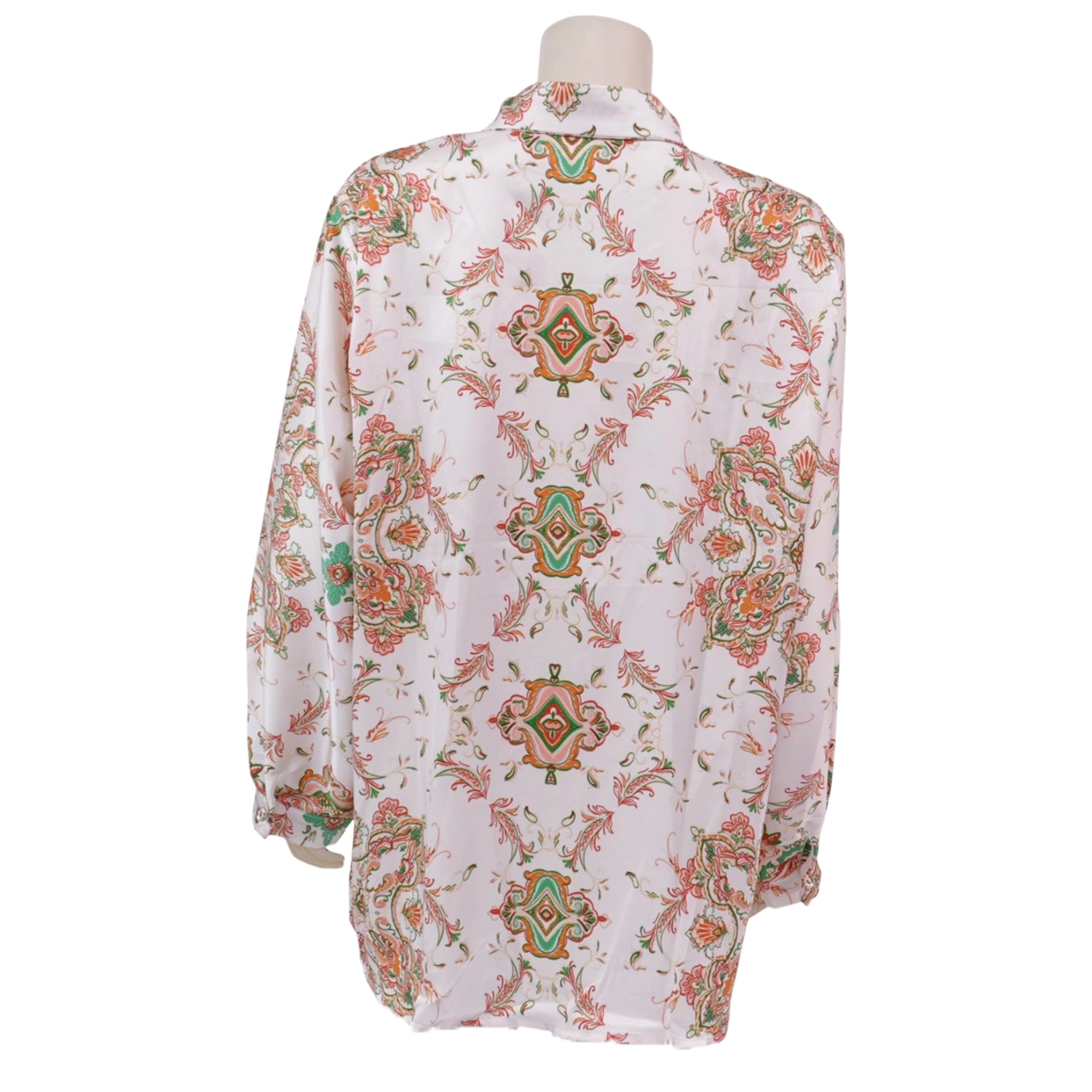 จิณณ์ณิชา ซิกเนเจอร์ เสื้อคอปกแขนยาว ผ้าซิลก์ซาติน - Image 7