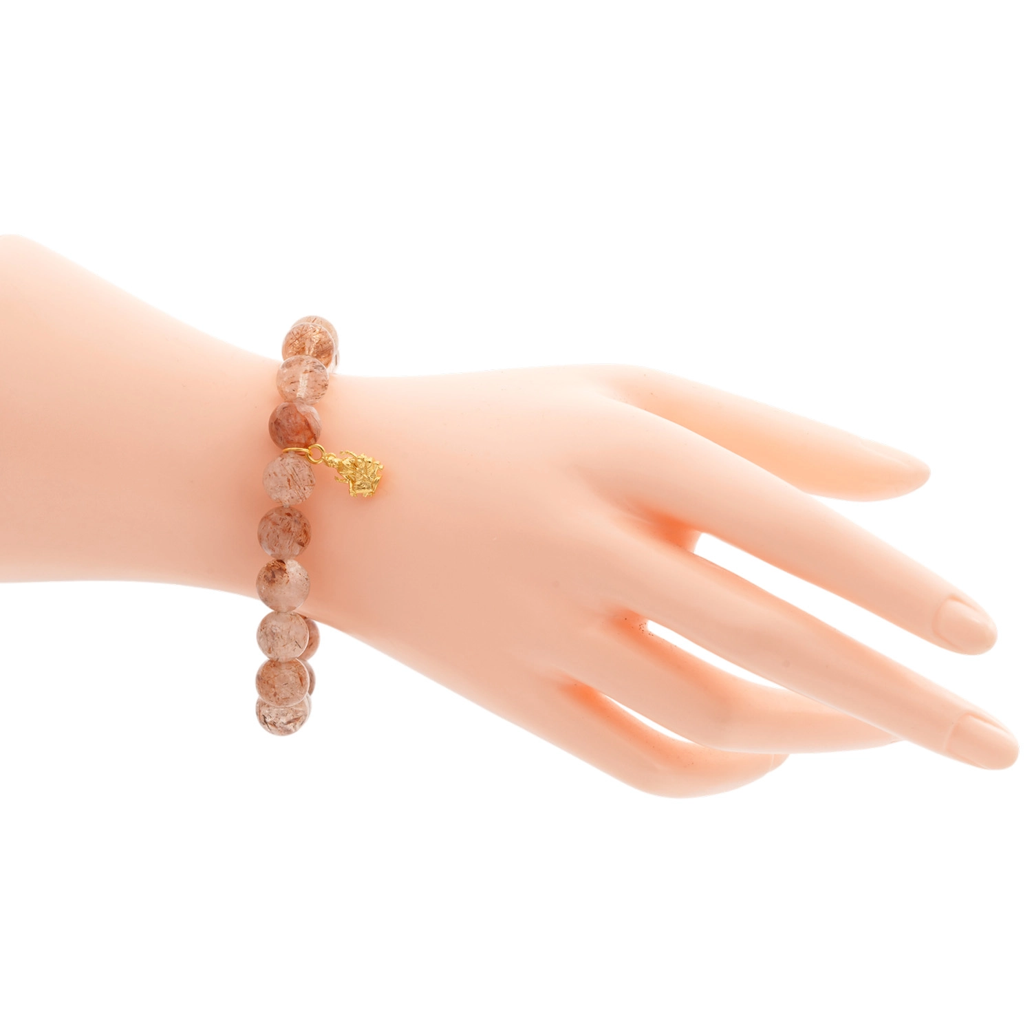 เทพ เทวา สโตน สร้อยข้อมือไหมนาค พร้อมจี้เทพฮินดู เงิน925 ชุบทอง18K - Image 3