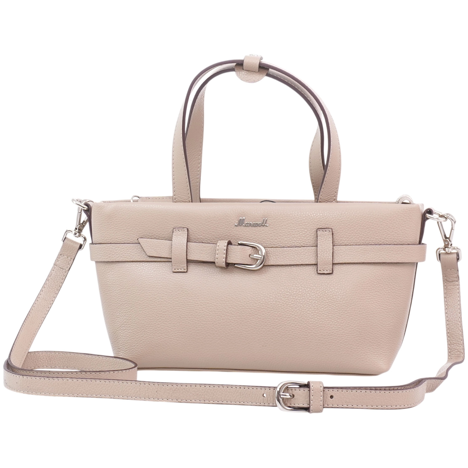 มาร์เวล กระเป๋าถือหนังวัวแท้ BUSKET HANDBAG - Image 5