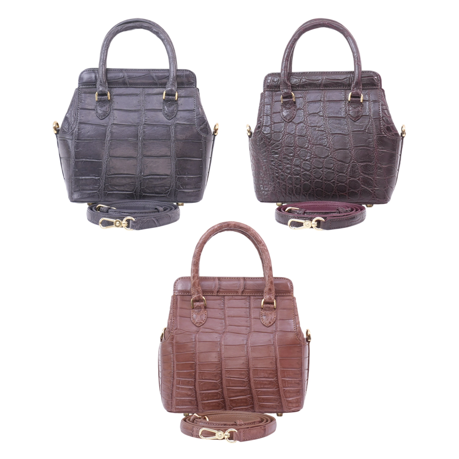 ริเวอร์ กระเป๋าสะพาย หนังท้องจระเข้ รุ่น ROSELLE MINI