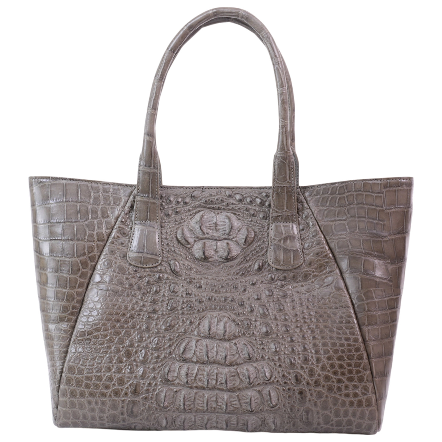 ริเวอร์ กระเป๋าโททหนังกระดูกจระเข้ รุ่น SABLE CROC TOTE - Image 2
