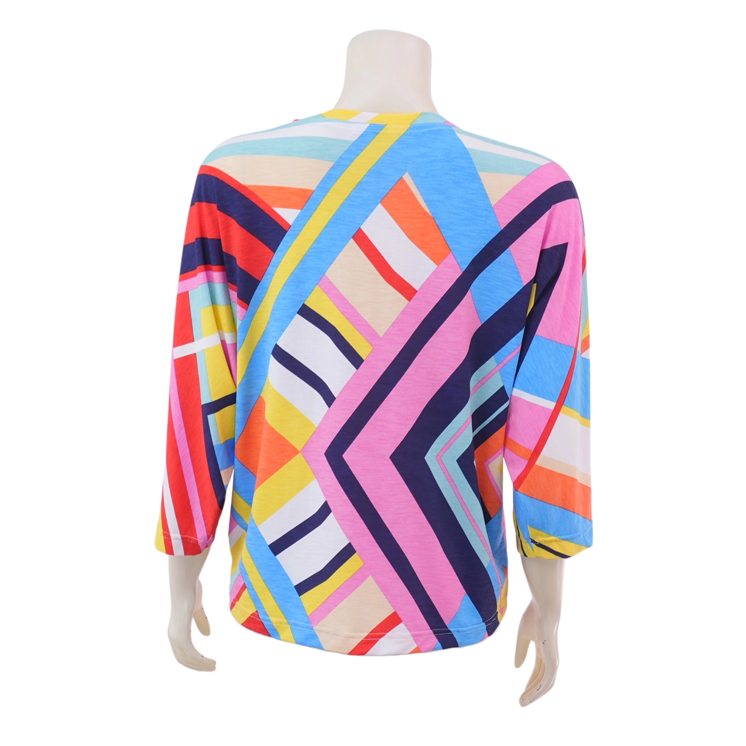 เอ็มเคเค เสื้อเบลาส์คอปาด แขนยาวทรงปีกค้างคาว ผ้ายืดเวเนเซีย - Image 5