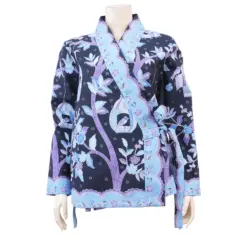 เซ้าท์ แฟบริค เสื้อผ้าปาเต๊ะ คอวี แขนยาว สไตล์เสื้อฮันบก - Image 2