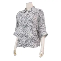 เอลล่า มอสส์ เสื้อคอปก ทรงปีกค้างคาว ผ้าพีชสกิน - Image 2