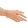ลูเซียร์ เพิร์ล สร้อยข้อมือมุกน้ำจืด ประดับชาร์มเพชร CZ เงิน925 ชุบทอง18K