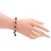 อัญญามินทร์ สร้อยข้อมือเงิน925 ชุบทอง18K ประดับนิล