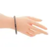 เอ็กซ์คลูซีฟ จิวเวอรี่ กำไลข้อมือเงิน925  ประดับมอยส์ซาไนต์สีดำ