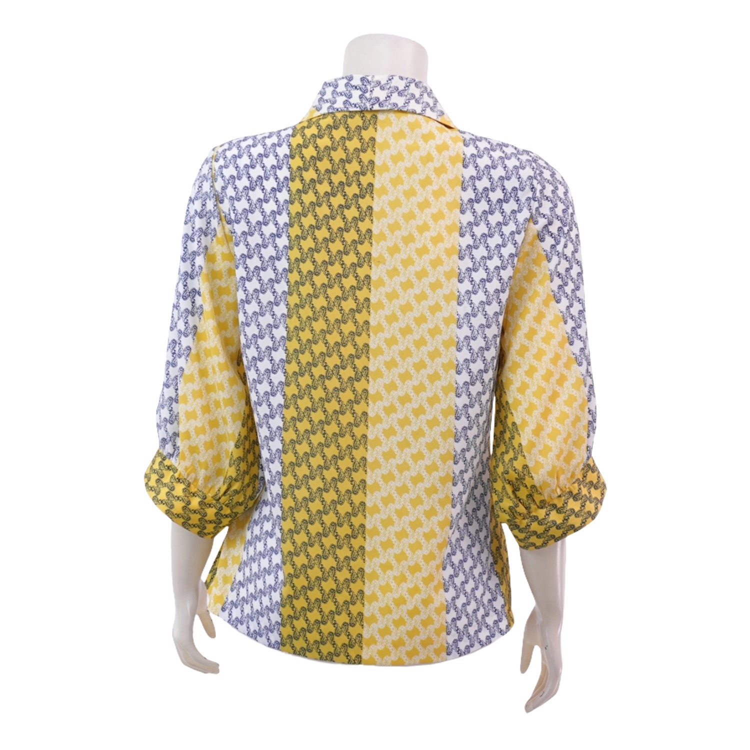 มิกิโกะ เสื้อคอปกปีกนก แขนยาว 3 ส่วน ผ้าพีชสกิน - Image 3