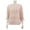 เรอ๊อง เสื้อเบลาส์คอปาด แขนยาว 4 ส่วน ผ้าชีฟองอุรากีรี่
