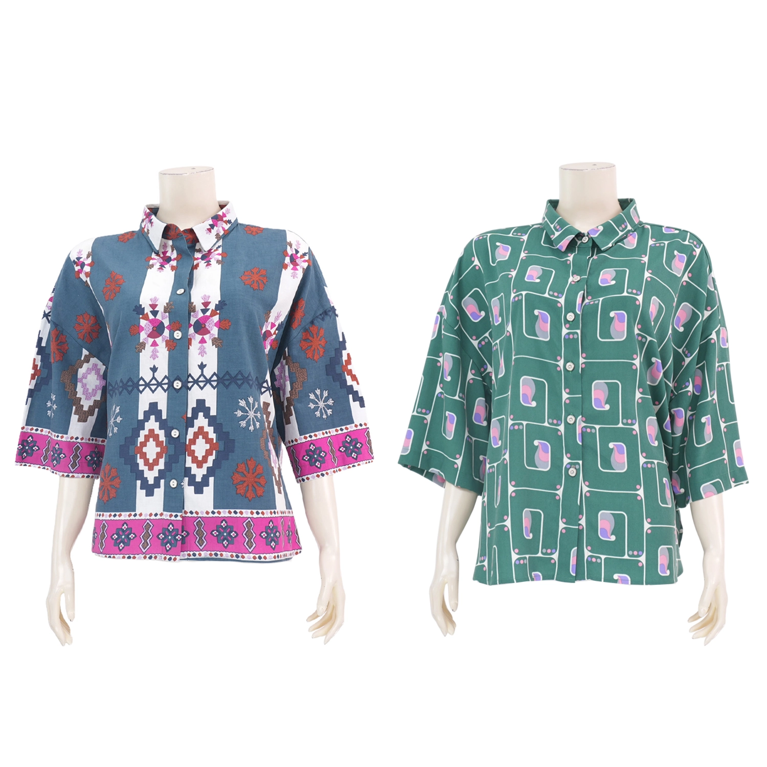 มาร์ท่า ออร์ลีน แอ็คแซคคิวทีฟ เสื้อคอปก แขนทรงกระบอก ยาว 3 ส่วน