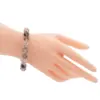 ลักษ์ มงคล สร้อยข้อมือไหมดำ และฮีมาไทต์ ตกแต่ง ชาร์มประดับเพชร CZ