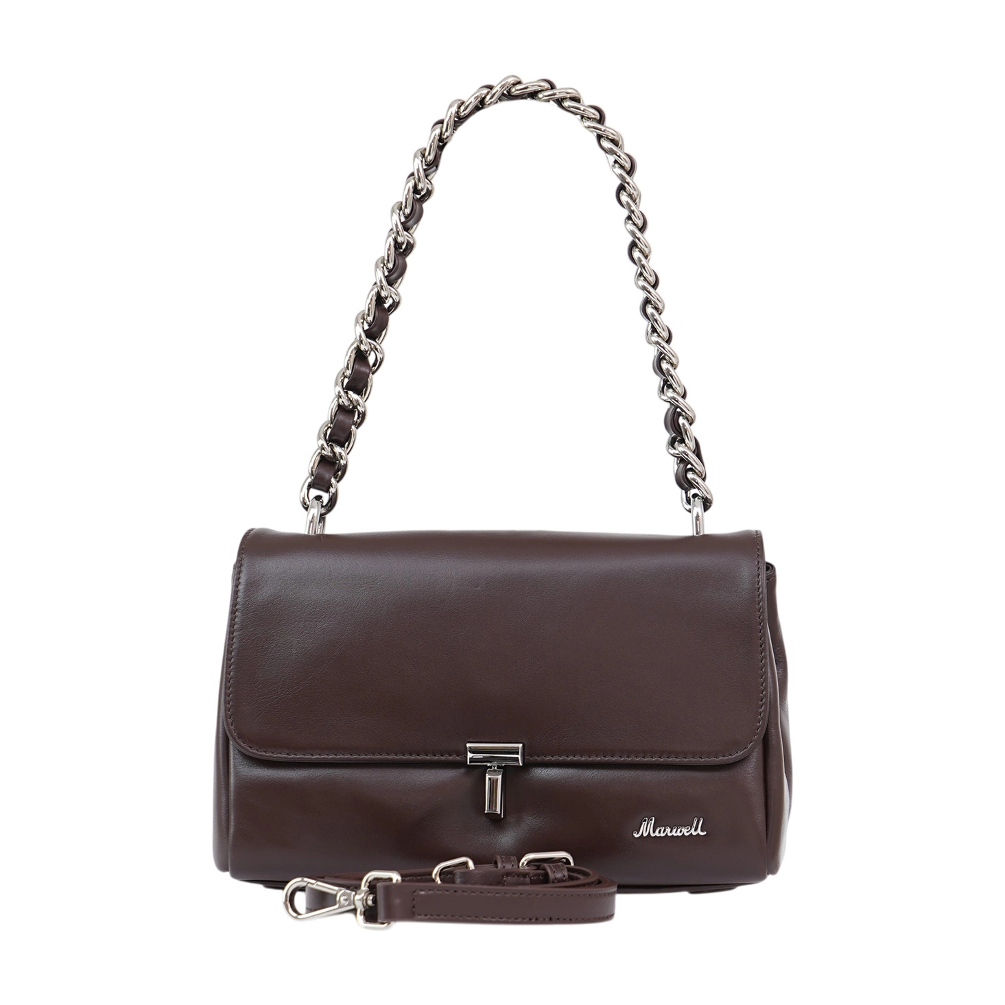 มาร์เวล กระเป๋าถือหนังวัวแท้ BUSKET HANDBAG - Image 4