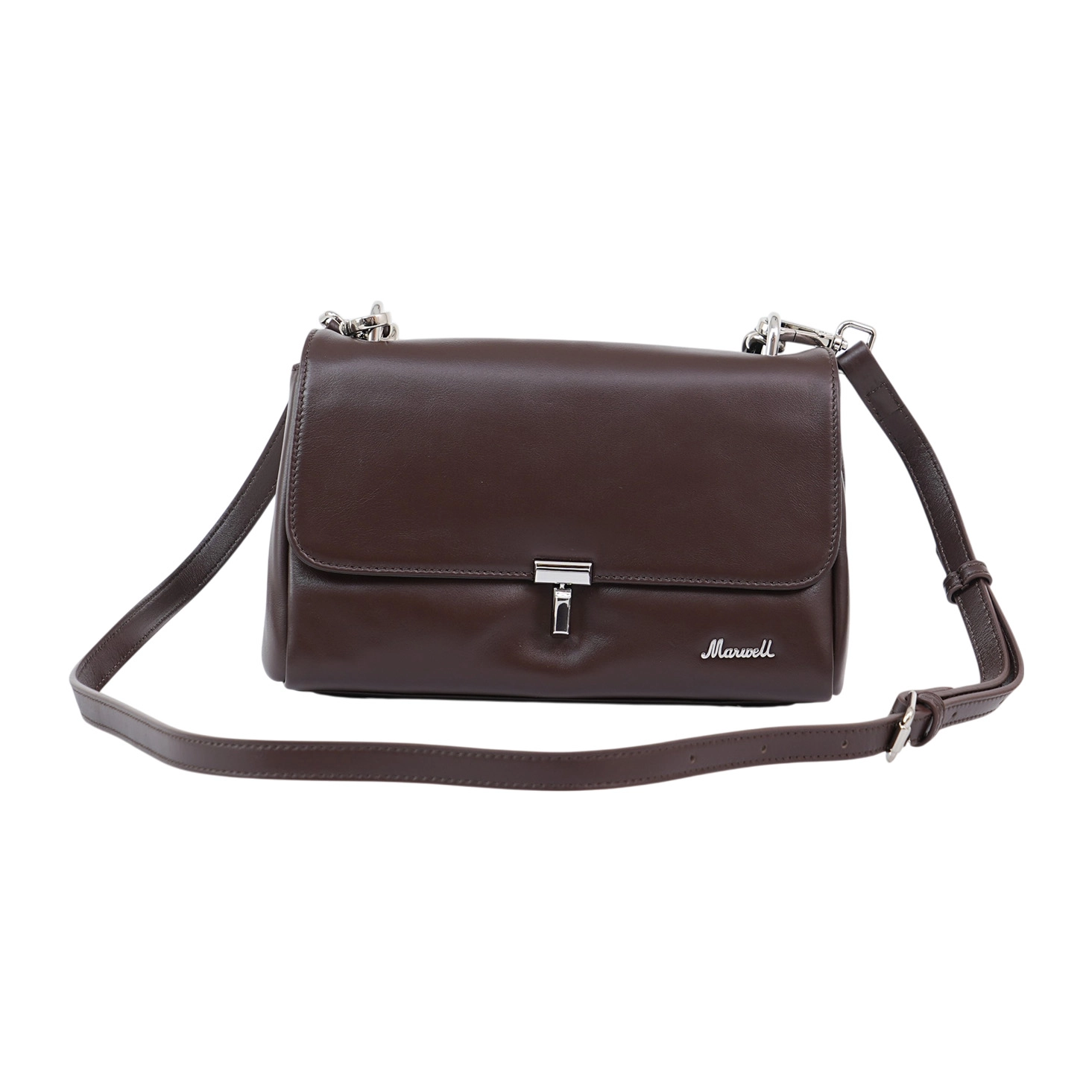 มาร์เวล กระเป๋าถือหนังวัวแท้ BUSKET HANDBAG - Image 7