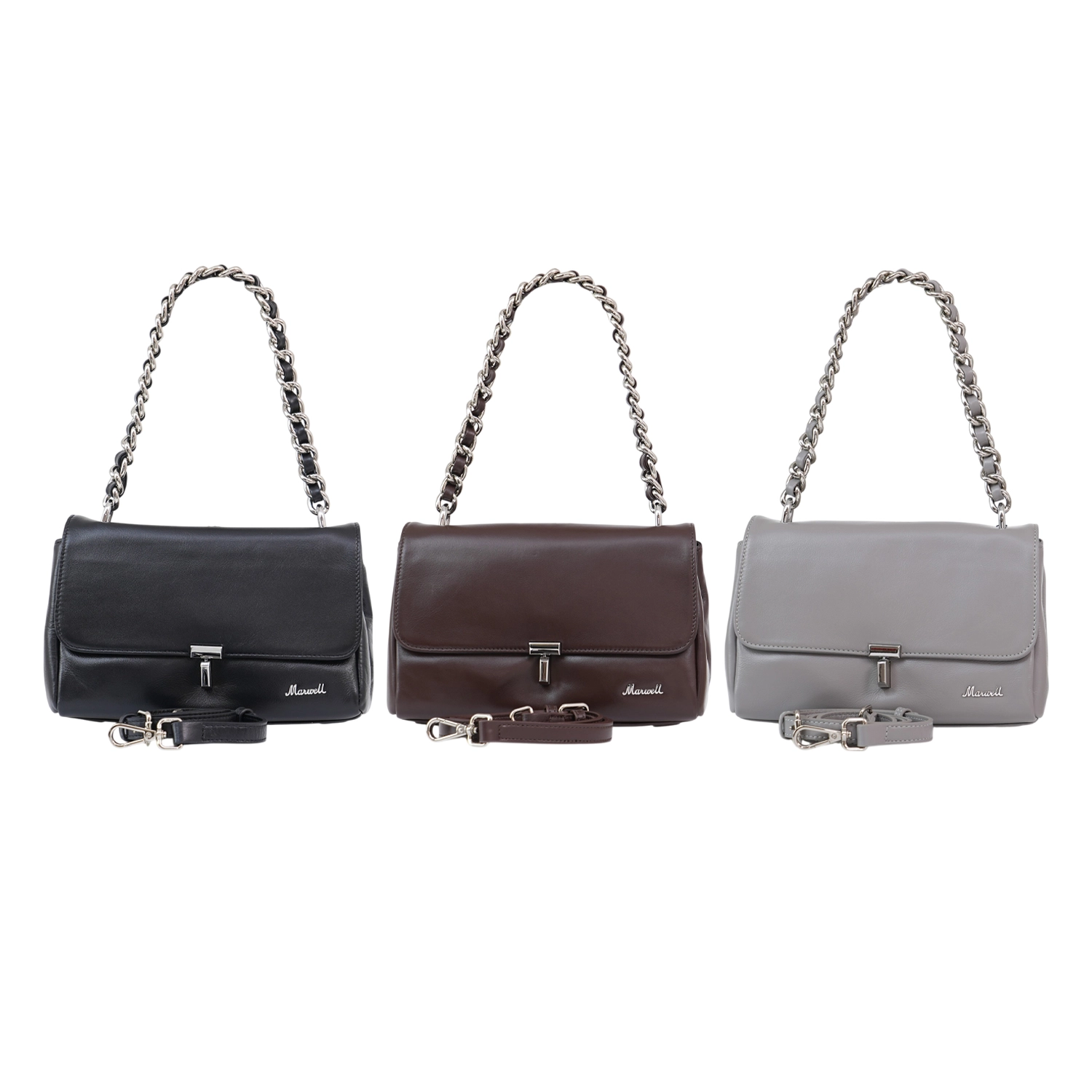 มาร์เวล กระเป๋าถือหนังวัวแท้ BUSKET HANDBAG